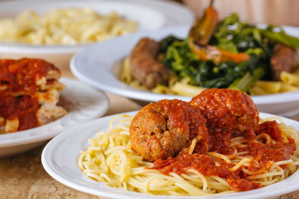 Homemade Spaghetti & Meatballs