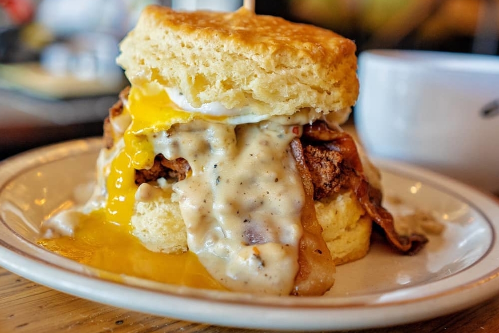 a biscuit based brunch from the Denver biscuit company, on our Best Places to Brunch in Denver guide