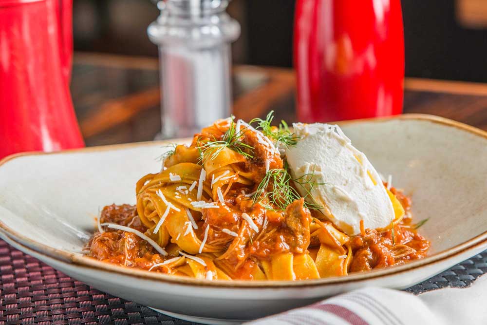 an Italian dish from RPM, an essential must-visit restaurant in our Best Italian Restaurants in Chicago list