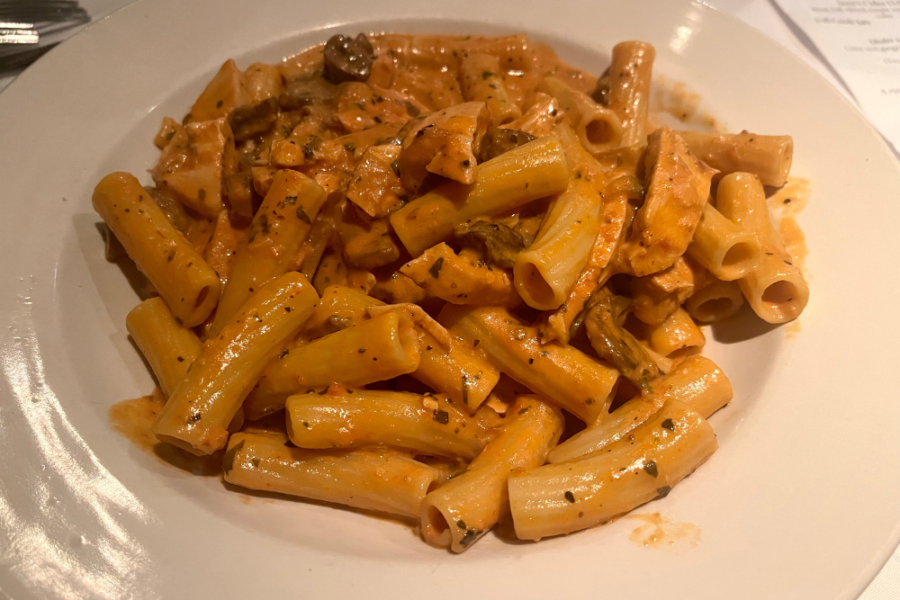 pasta dish from orsos in Chicago
