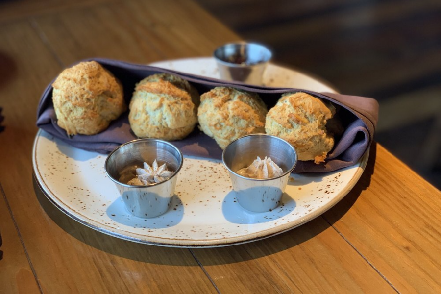 buttermilk biscuits from Texas Spice in downtown dallas