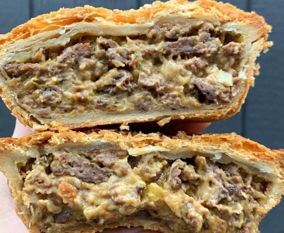 philly cheesesteak from pop pie co in san diego