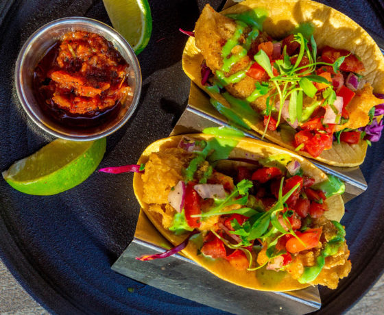soft shell tacos from agua 301 restaurant in DC