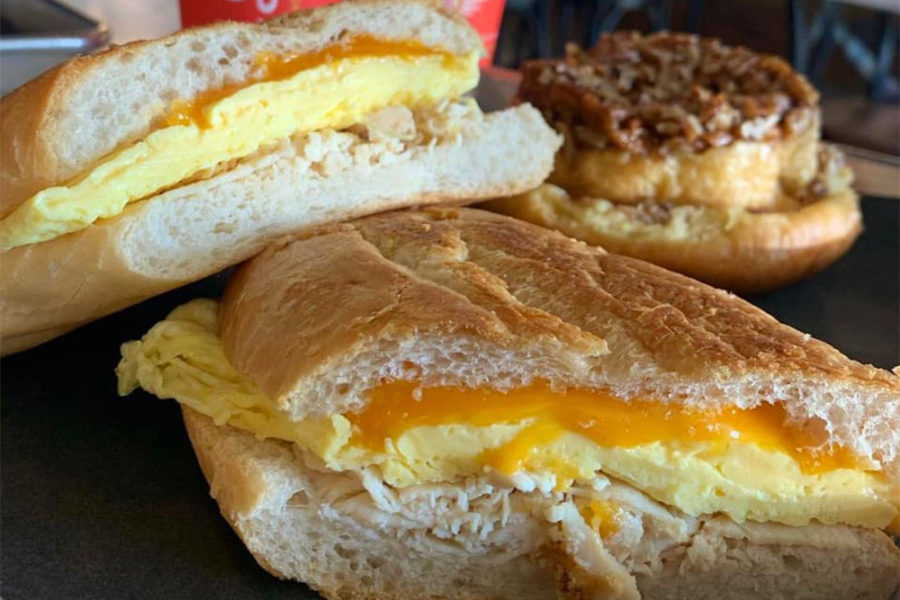 egg sandwich from la segunda central bakery in tampa