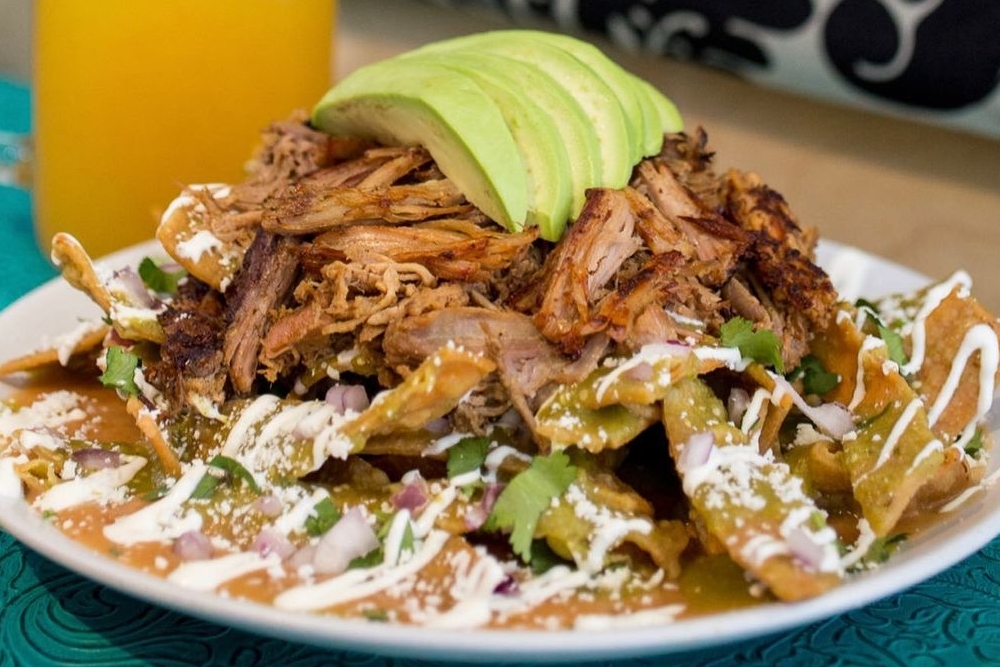 chilaquiles from Cocina35 in San Diego