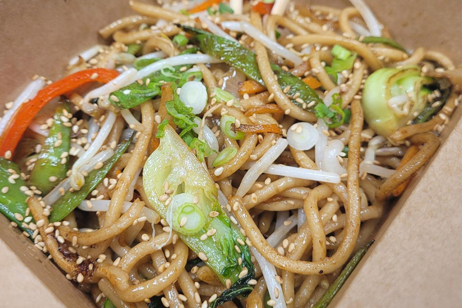 peanut butter noodles from farina pasta and noodles in philly