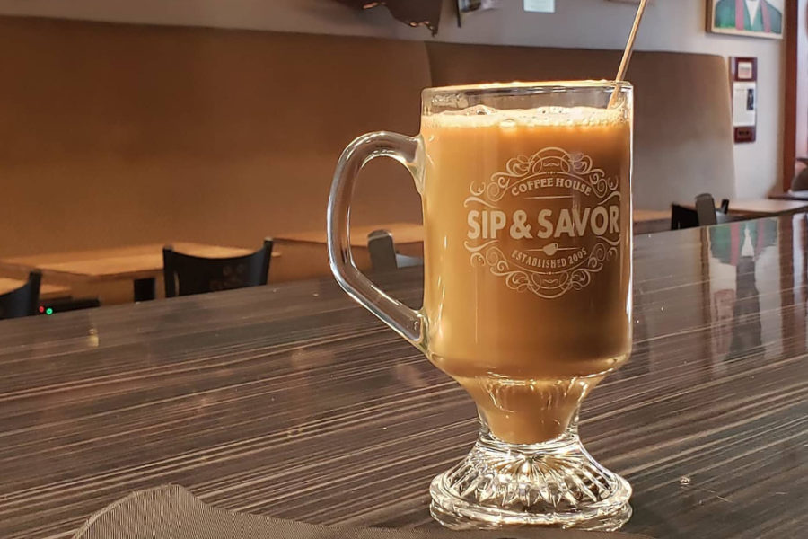 iced coffee from sip and savor in chicago