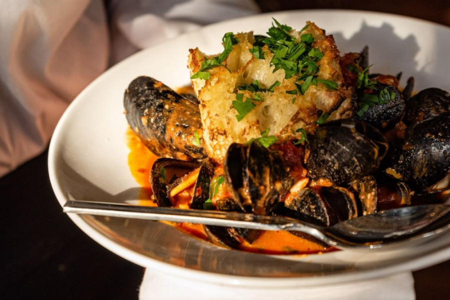 Sautéed Mussels Marinara from Lavo Italian Restaurants in San Diego