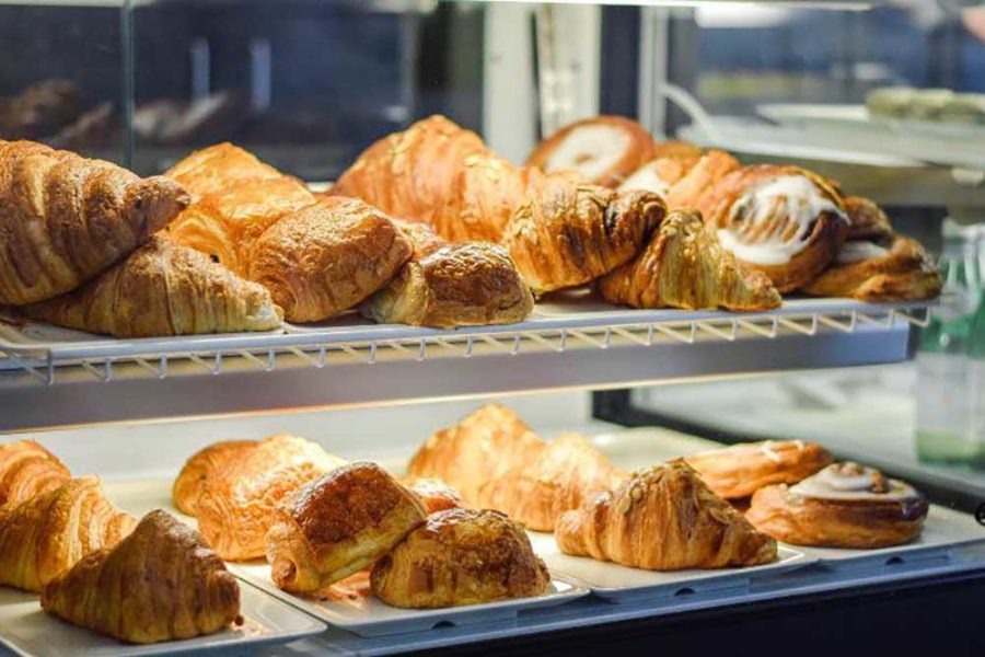 baked goods and croissants from le french in denver