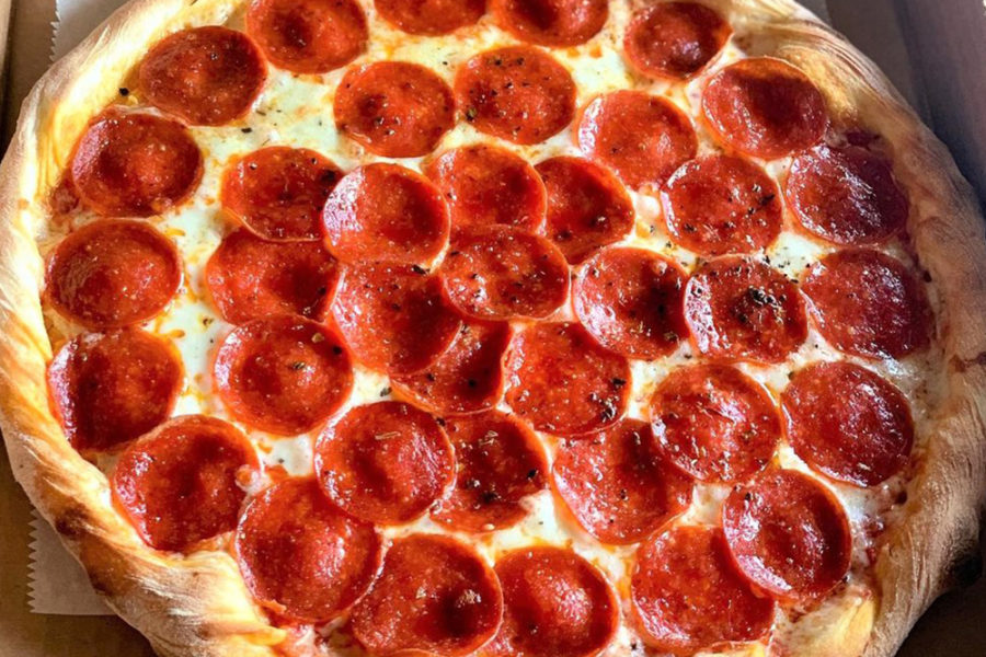 pepperoni pizza from crust in miami