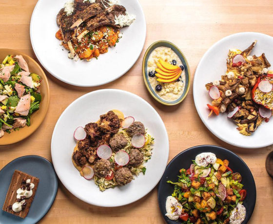 an assortment of dishes from sachet in dallas