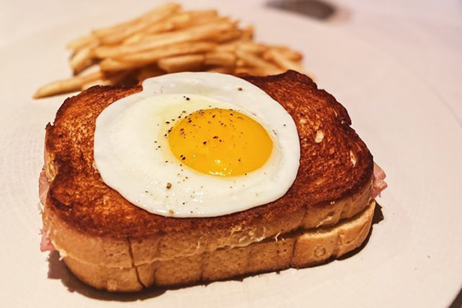 Croque Madame from 1789 Restaurant in Georgetown DC