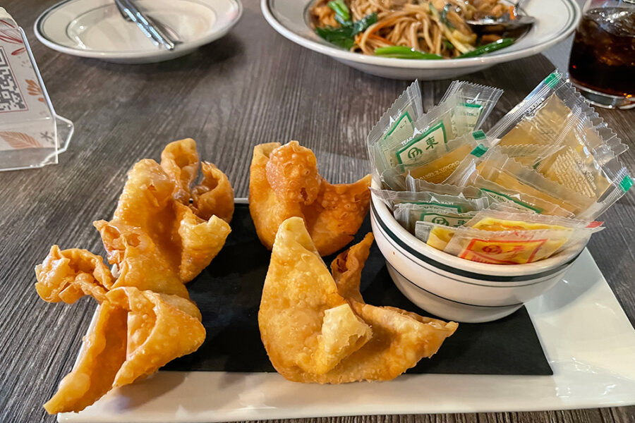 crab Rangoons from mccb in chinatown Chicago