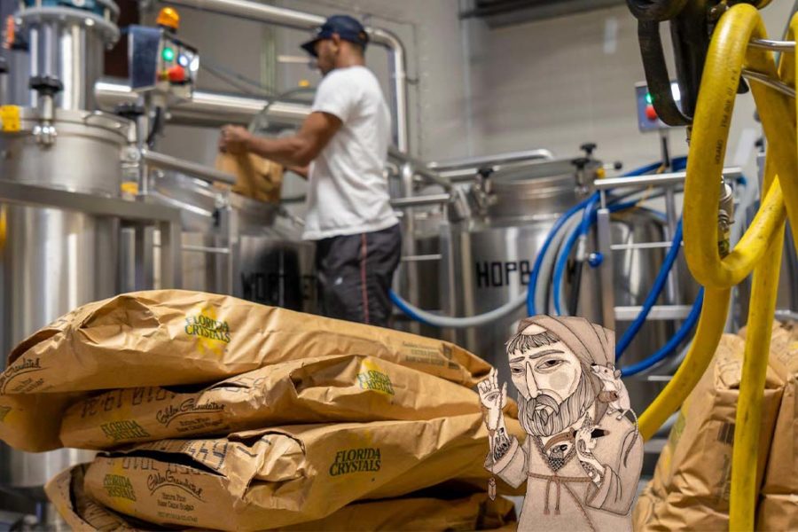 the brewing process at coppertail brewing company in tampa