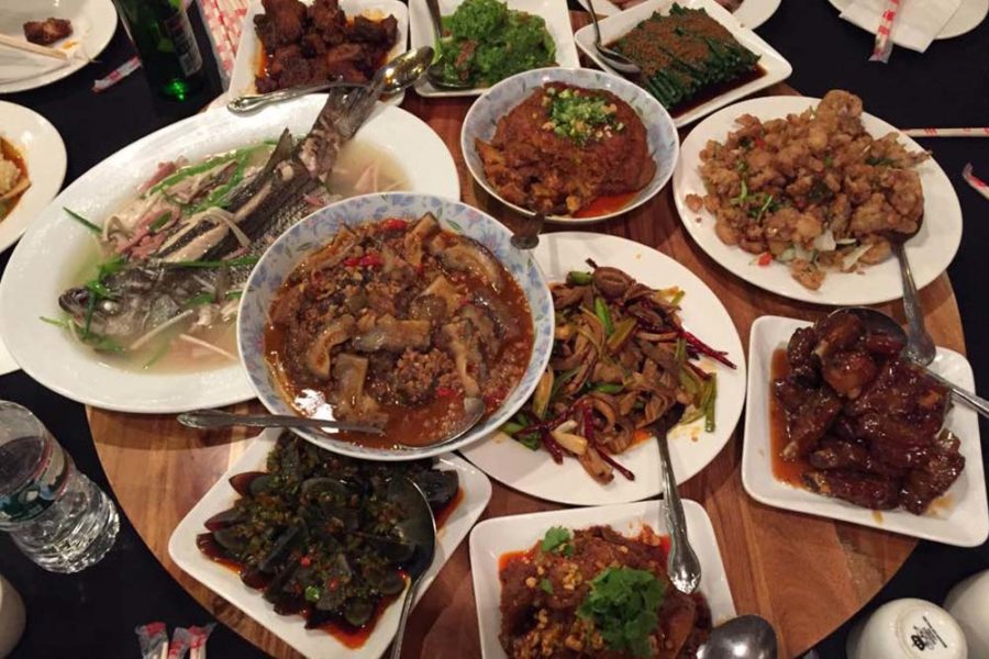 a variety of dishes from han dynasty in philly