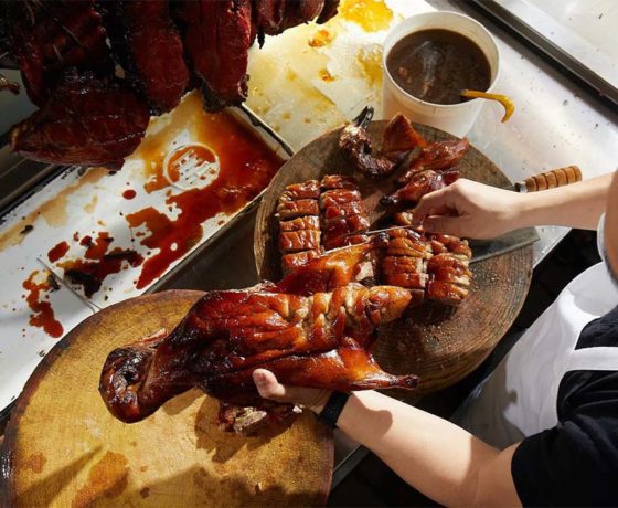 cooked duck from sang kee peking duck house in philly