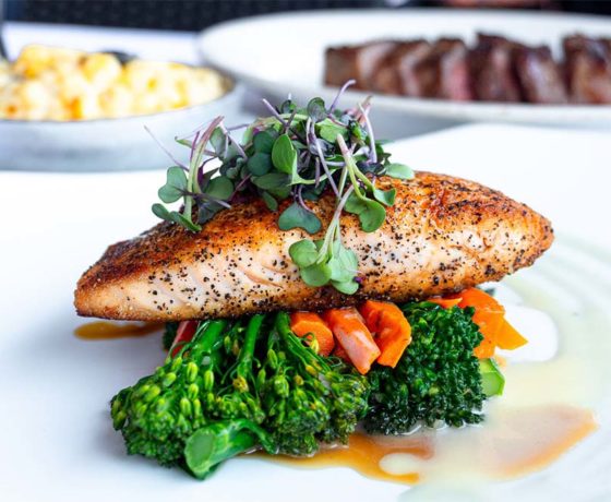 salmon from greystone steakhouse in san diego