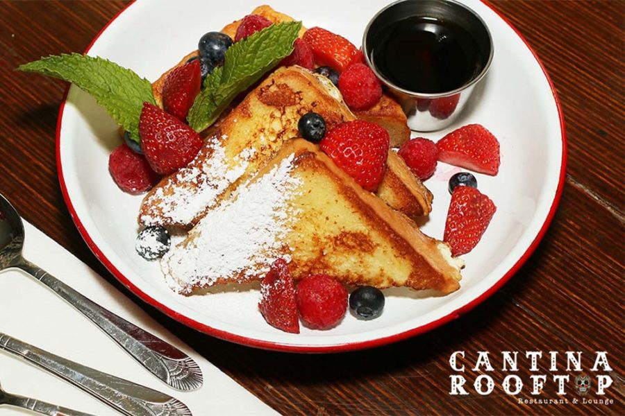 french toast from cantina rooftop in new york city
