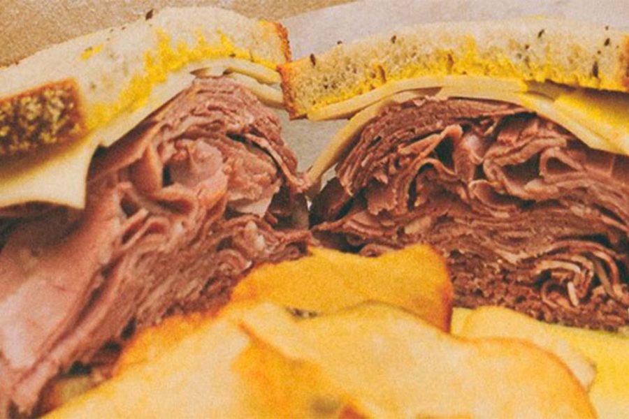 corn beef sandwich from corned beef faculty in Chicago 