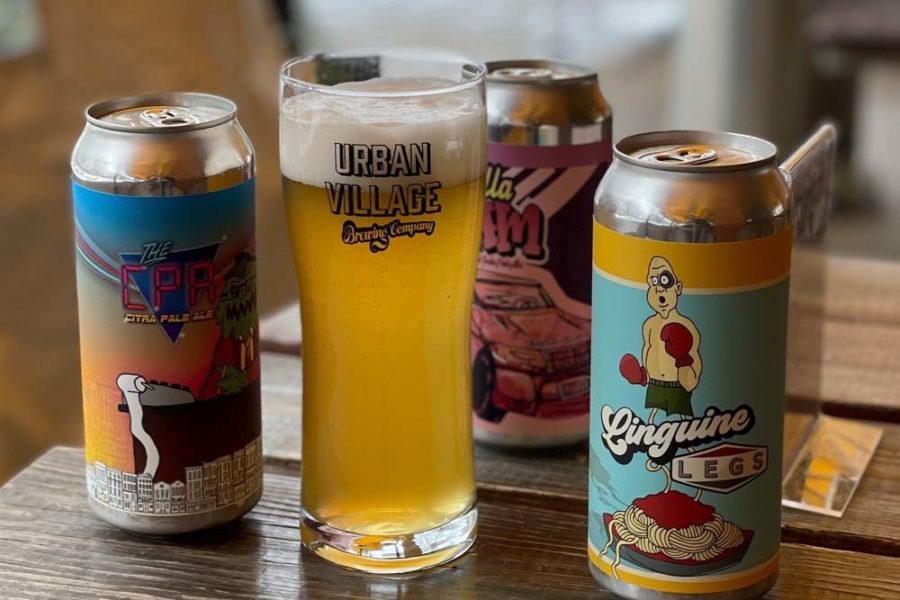 beers from urban village brewing in philly