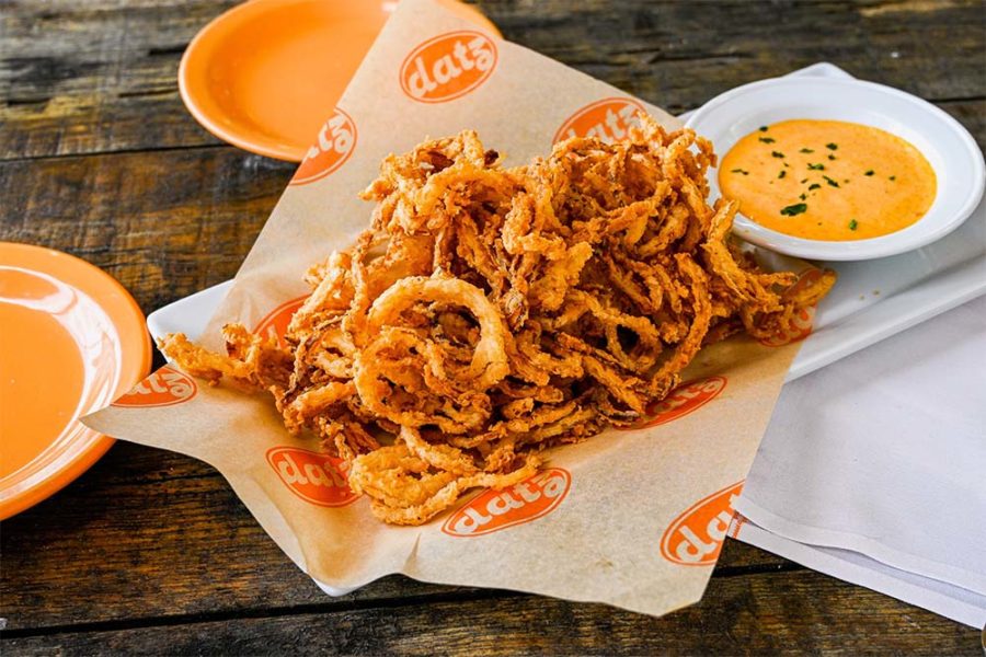fried onions from datz in tampa