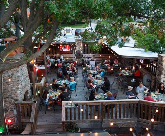 patio at ozona grill and bar in dallas