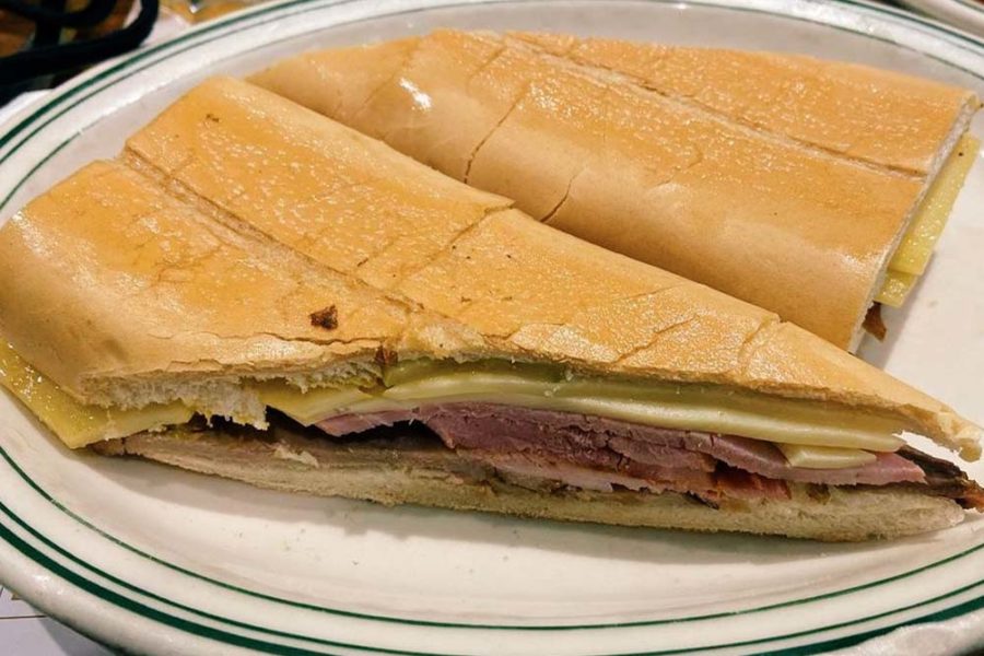 cuban sandwich from la carreta restaurant