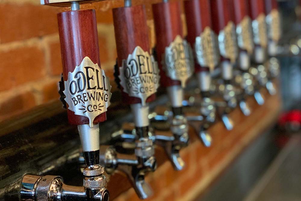 the options of beer available from odell brewing co in denver