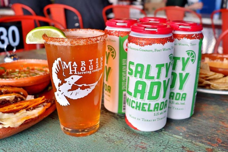 beer and michelada from martin house brewing company in dallas