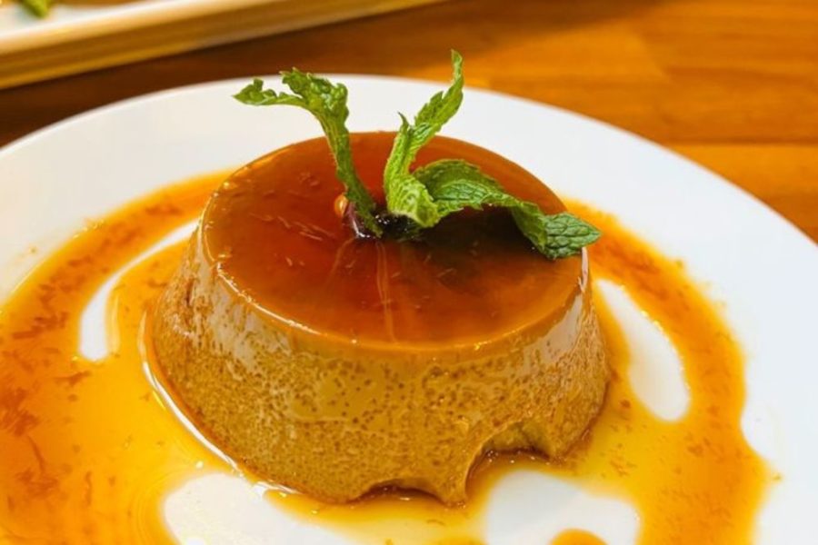 Flan from Saigon Sisters in Chicago