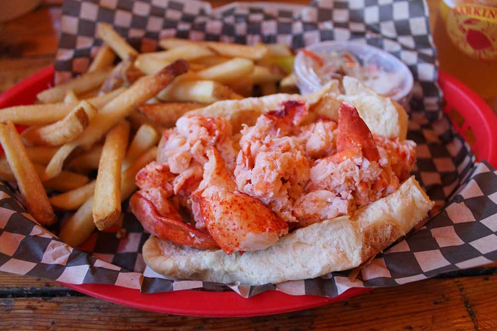 Lobster Roll & French Fries from The Barking Crab