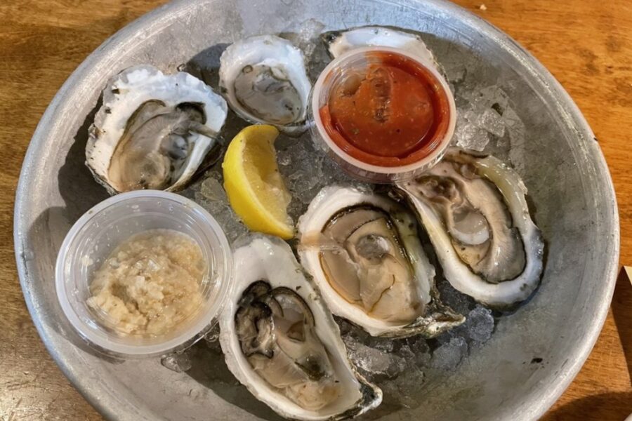 oysters from Union Oyster House in Boston