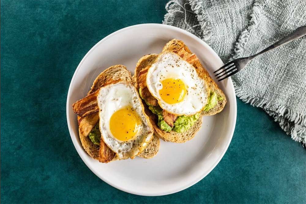 Avocado toast with egg from Eatzi's, Dallas, TX
