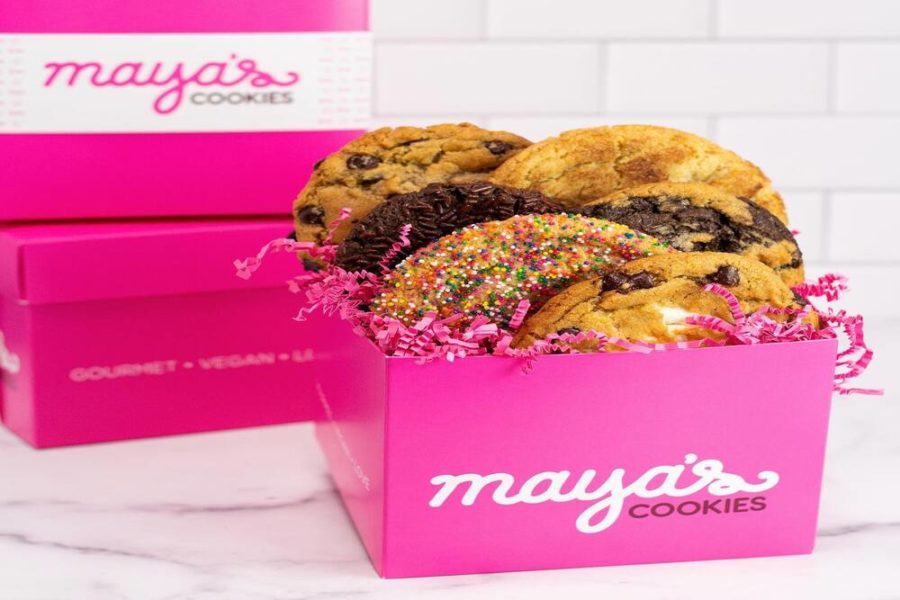 an assortment of cookies from maya's cookies in san diego