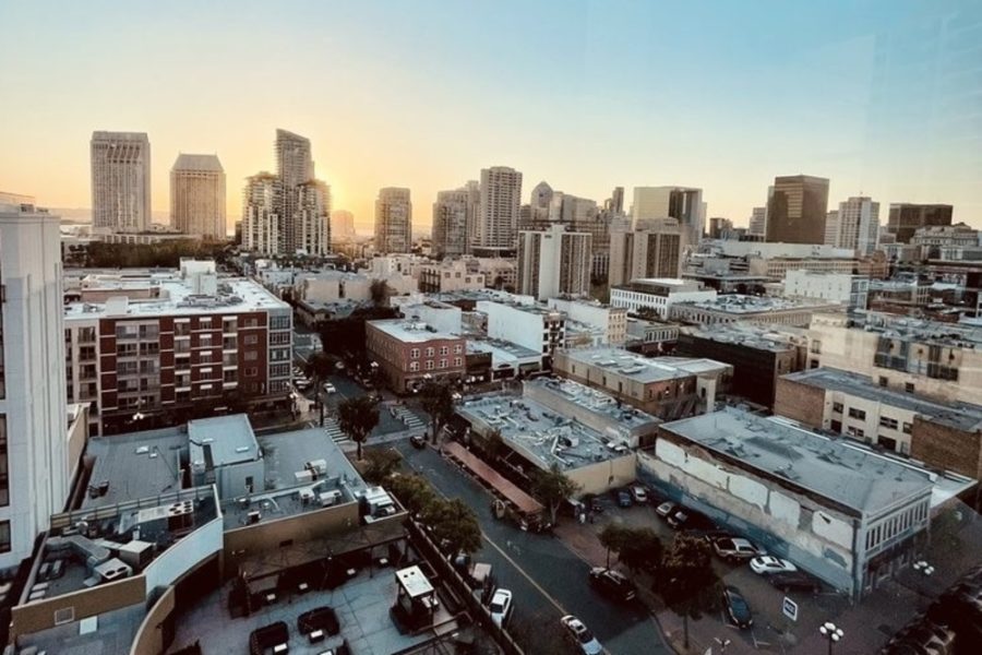 rooftop view of San Diego at the nolen