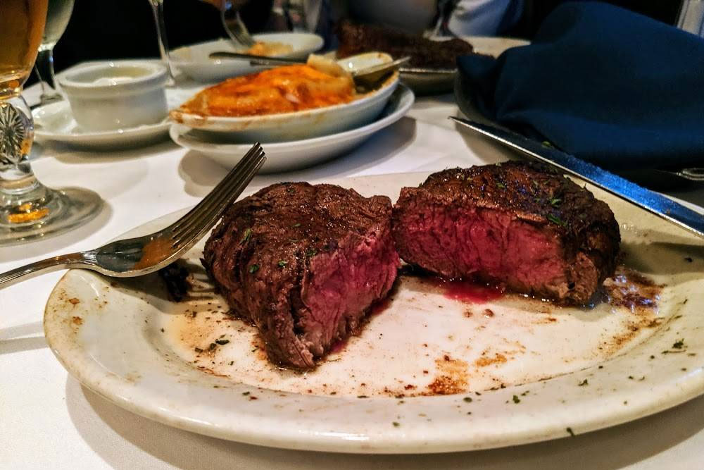 steak from Ruth’s Chris Steak House in Charlotte
