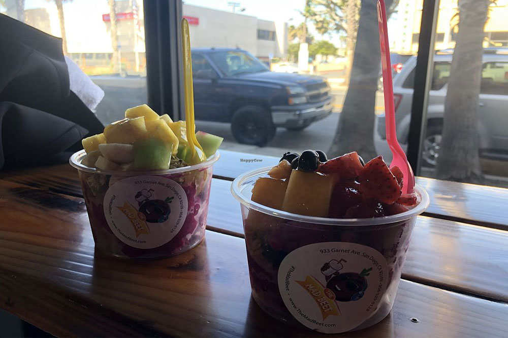 Acai Bowls from The Mad Beet, San Diego, CA