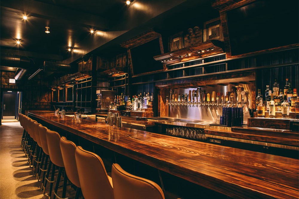 Photo of the bar at The Moonlighter in Chicago, IL