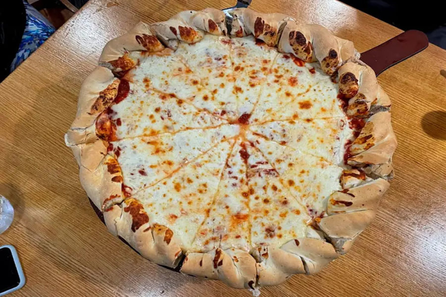 cheese pizza from white pie in denver