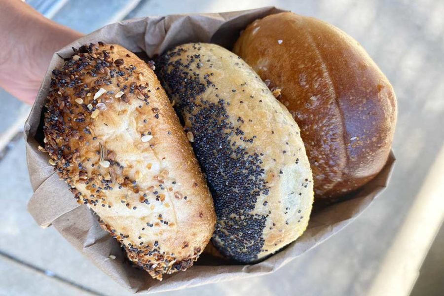 bagels from bagelers coffeehouse in chicago