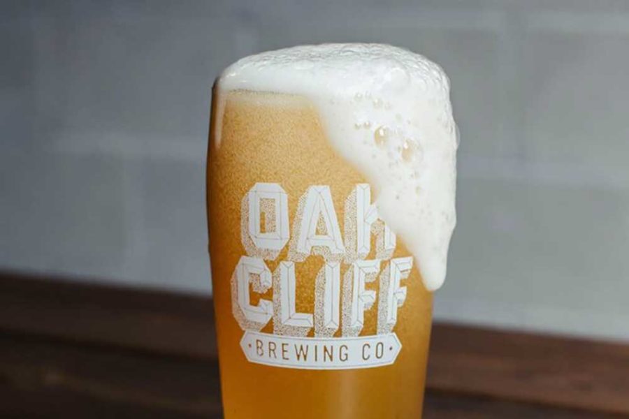 beer from oak cliff brewing in dallas