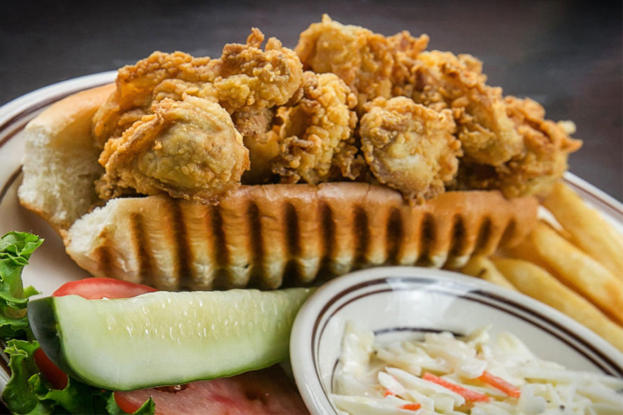 fried clams sandwich from union oyster house in boston