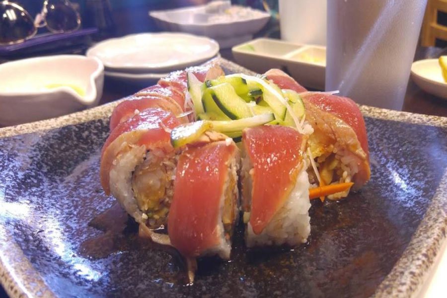 sushi rolls from ikiru sushi in san diego