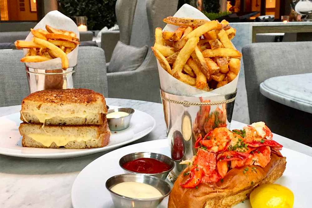 Lobster Roll and Fries from RH Cafe, Nashville, TN