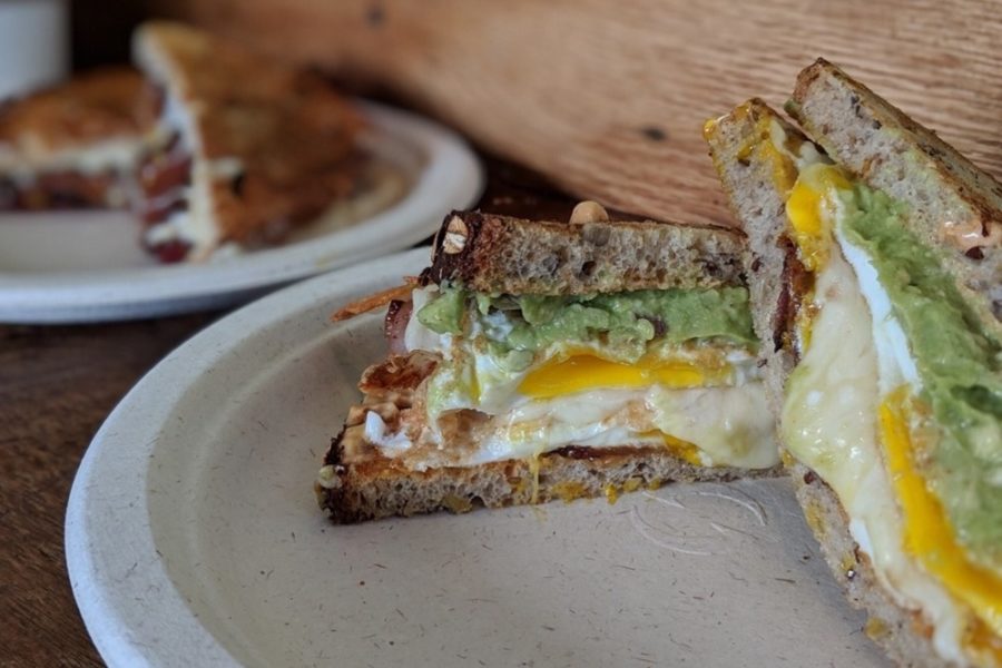 egg and avocado sandwich from mike and patty's in boston