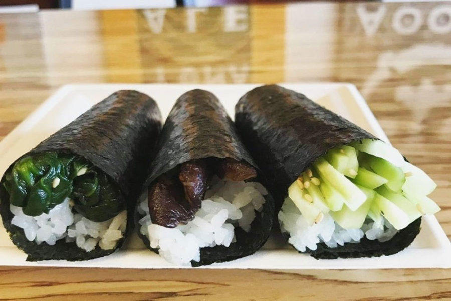 sushi rolls from cherry hills sushi in denver
