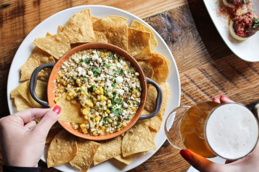 chips and dip from city tap house kitchen and craft in philadelphia