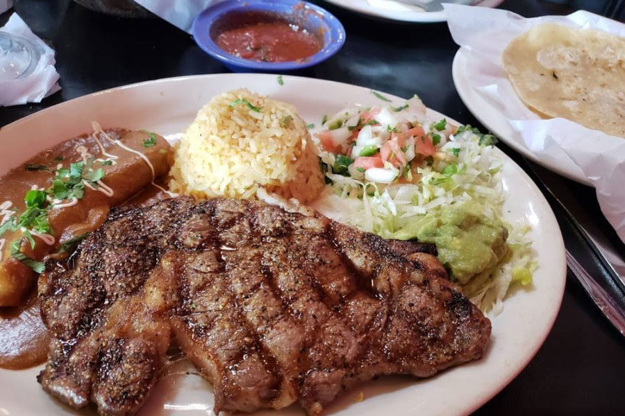 carne asada from pepe's and mito's mexican cafe in dallas