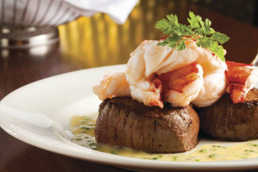 surf and turf from the capital grille in seattle
