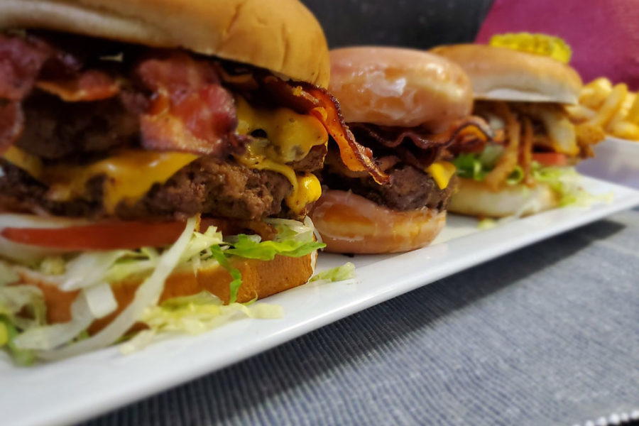 bacon cheeseburgers from thee burger spot in tampa